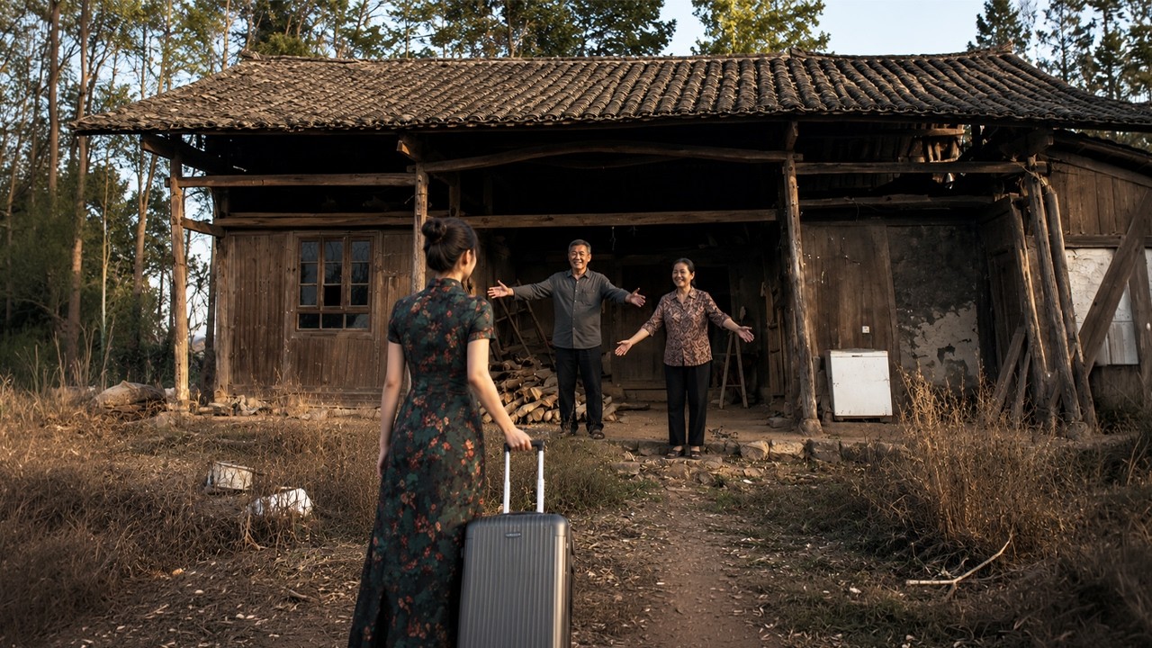 Broken Marriage, She Rebuilt a 60-Year-Old Abandoned House to Live Peacefully With Her Parents