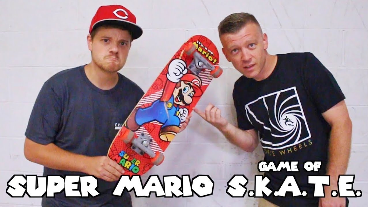Extremely Difficult Super Mario Skateboard Game of SKATE!