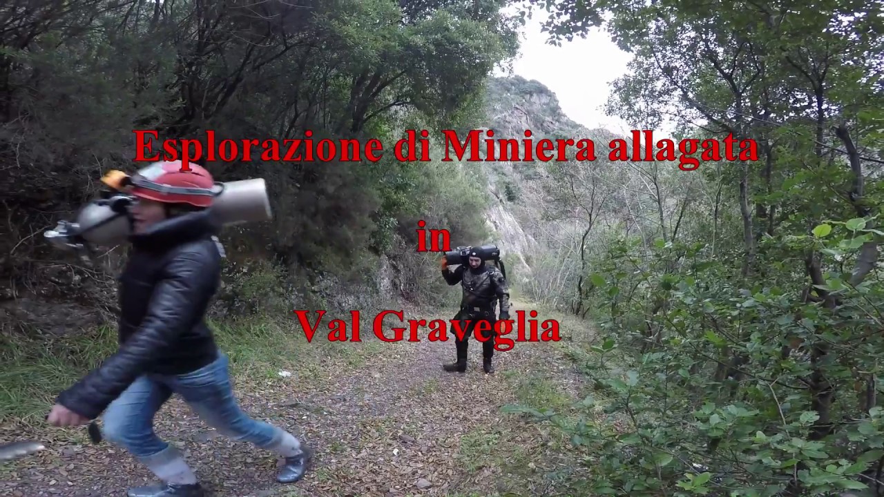 Nicola Ferroni - Italian Sidemount School - esplorazione miniera Val Graveglia