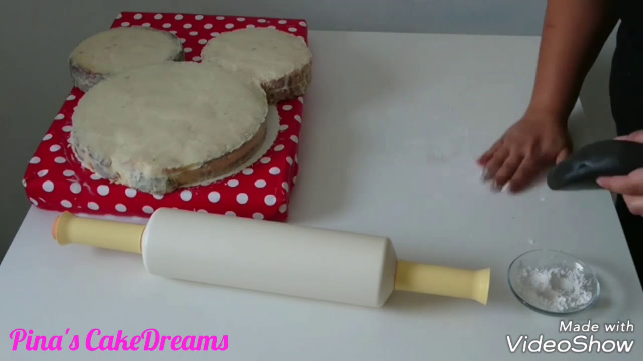 Micky Mouse Torte / Motivtorte / Geburtstagstorte / Fondant Tutorial