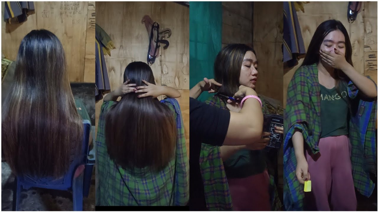 POTONG RAMBUT PANJANG PIRANG | LONG TO SHORT HAIRCUT OFF