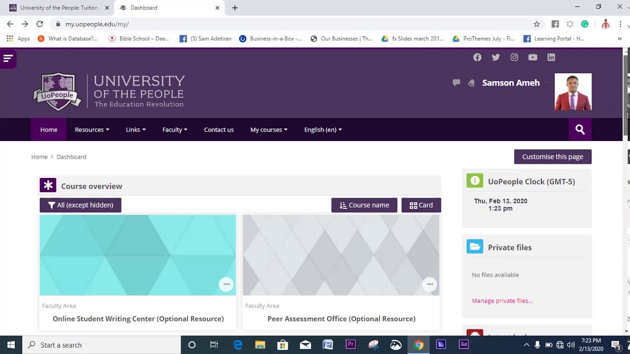 Peer Assess Written Assignment at UoPeople