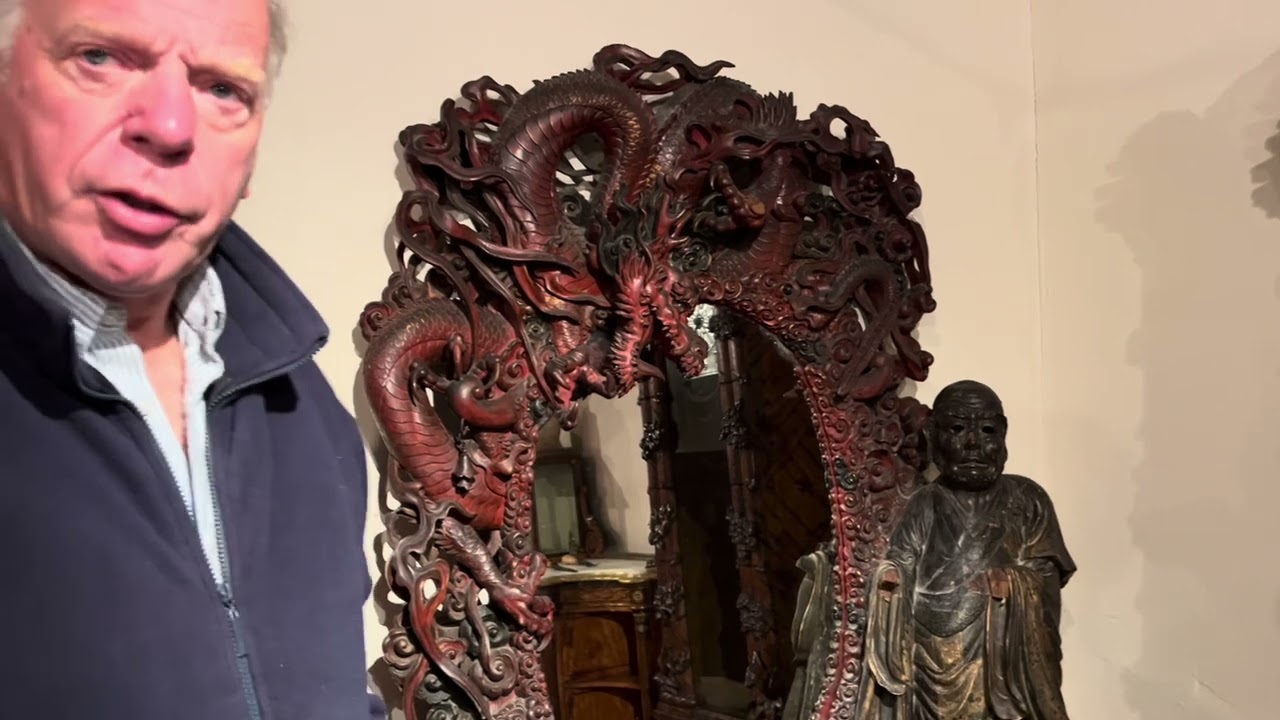 Have you ever seen a Chinese Antique Mirror like this? Will it go back to China?