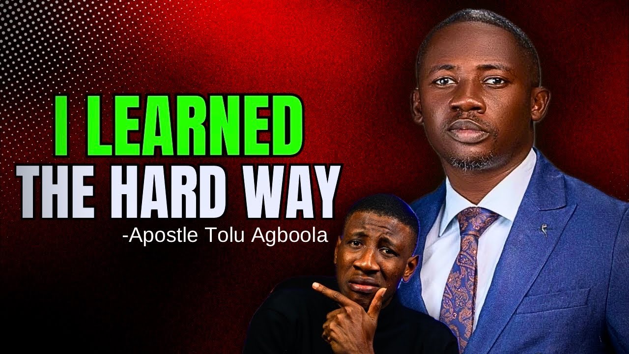 Lessons From 35years Of Ministry; Apostle @ToluwalogoAgboola  Shares.   #truelifestory