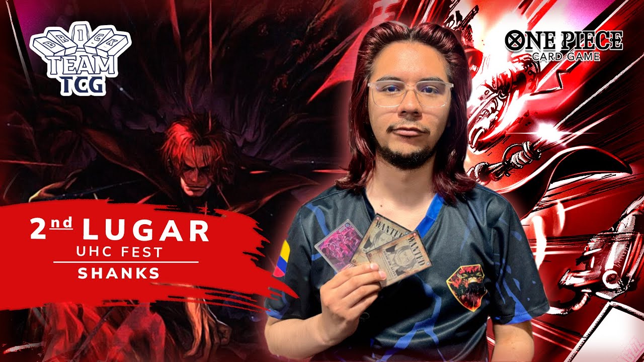 ONE PIECE TCG | SHANKS OP12 | 2nd Lugar - UHC Fest | Deck profile | Bogotá | Jose luis Ballesteros