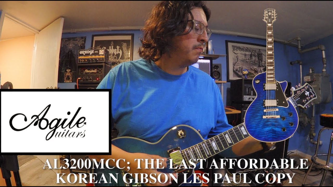Agile Al3200MCC; The last affordable Korean made. Gibson Les Paul Copy.