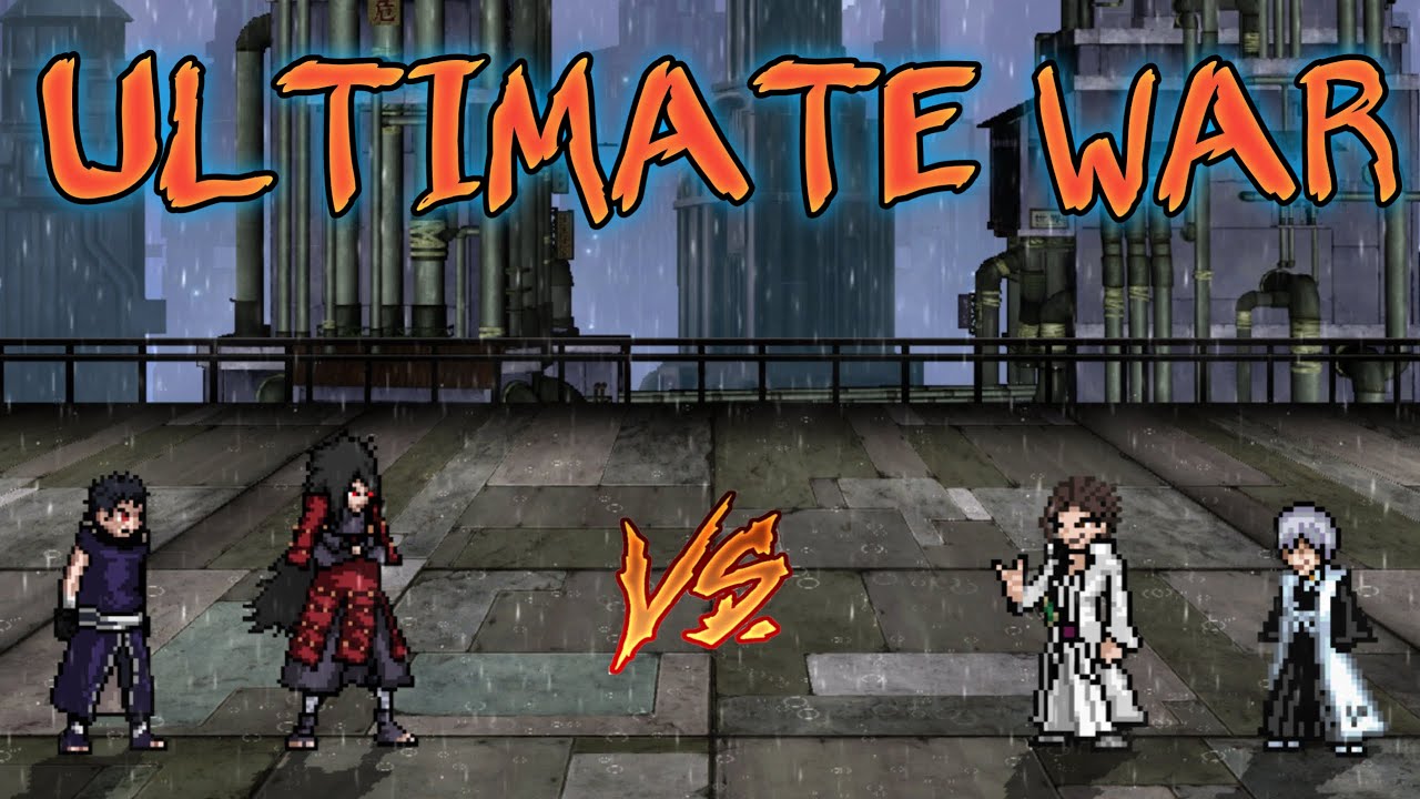 Legendary Madara v2.5 & Obito VS Aizen Sosuke(All Form) & Gin Ichimaru in Jump Force Mugen