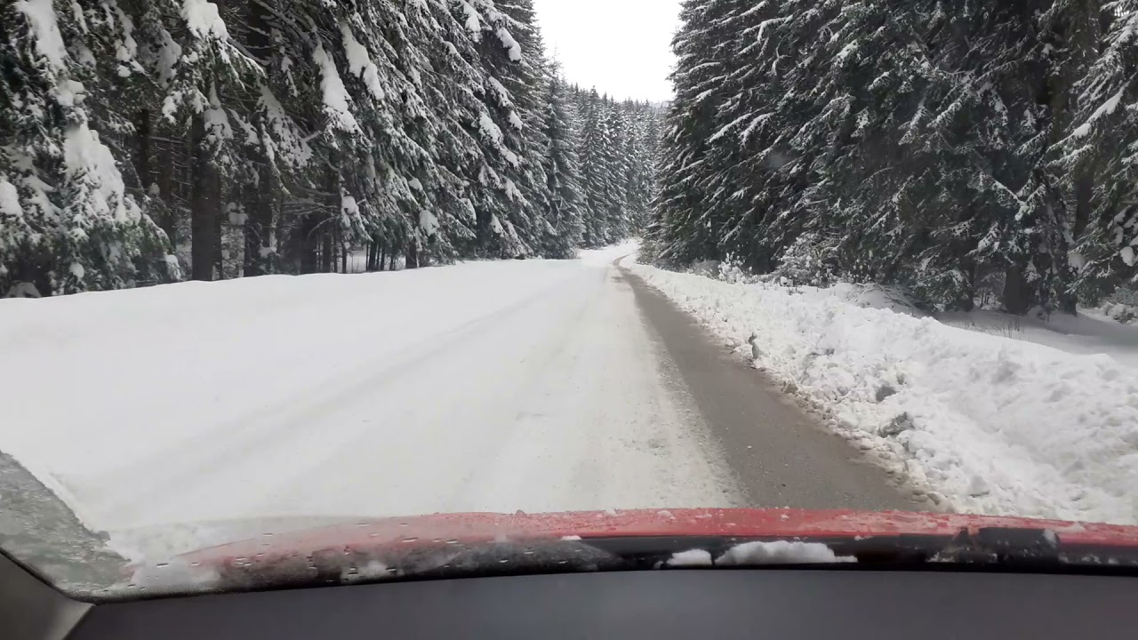Vozimo putem Sokolac-Knežina 18 12 2021