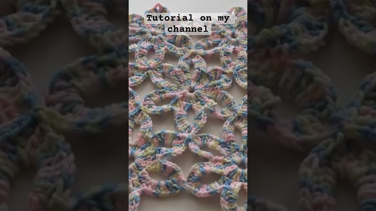 Crochet Easy Flower #crochet #crocheteasyflowermotif #crocheteasyflower