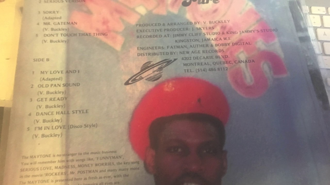 Vernon Maytone - Old Pan Sound - LP album Version - 1988