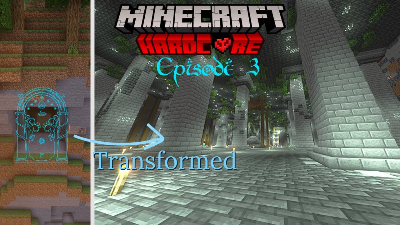 Я построил Копи Мории. (Из Властелина колец) в хардкорном Minecraft!!