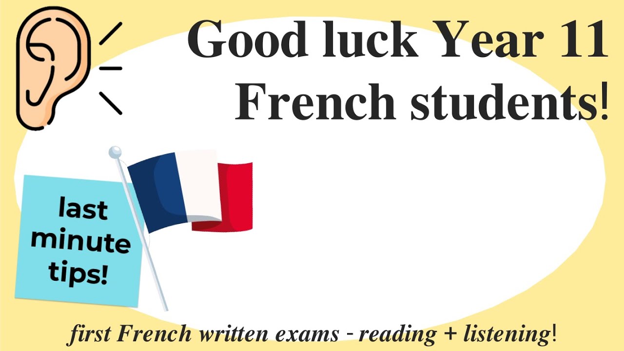 LAST MINUTE TIPS: GCSE French Reading & Listening