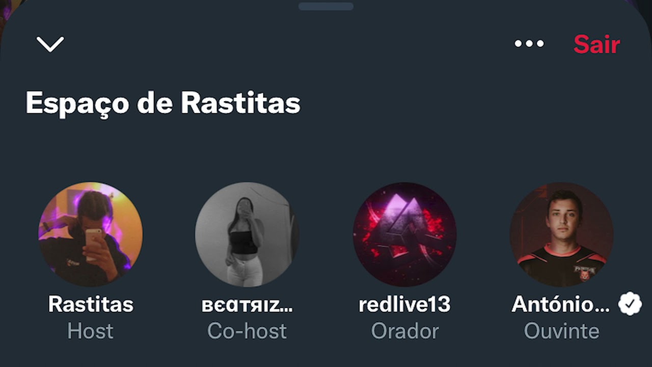 RASTITAS E REDLIVE13 SOBRE ZOE NOS SPACE´S DO TWITTER (CONVERSA COMPLETA)
