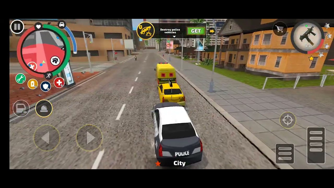 Rope hero vice town gameplay