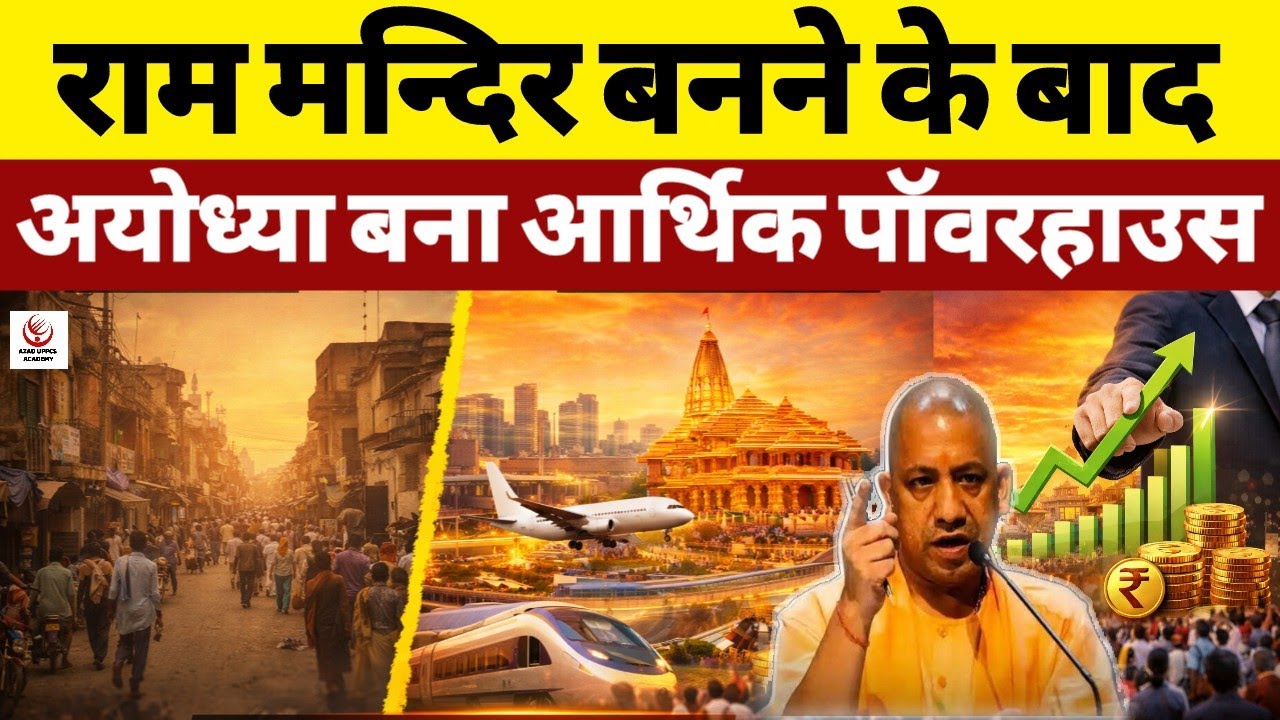 Ayodhya Temple Economy Model: Ram Mandir के बाद अयोध्या बना नया आर्थिक पावरहाउस!🚀 IIM लखनऊ रिपोर्ट