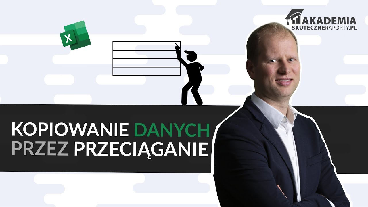 Jak kopiować dane przez przeciąganie komórek? | Kurs Excel dla totalnie zielonych