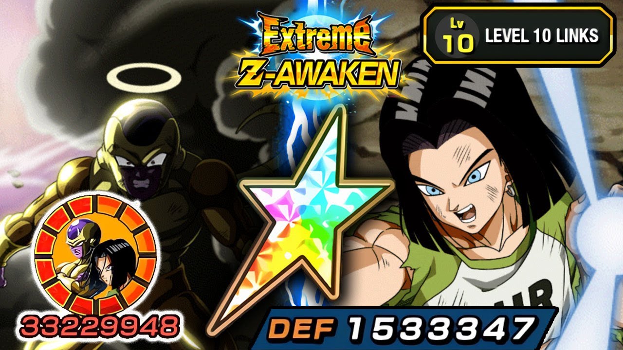100% EZA LR GOLDEN FRIEZA & ANDROID 17 LEVEL 10 LINKS SHOWCASE! Dragon Ball Z Dokkan Battle