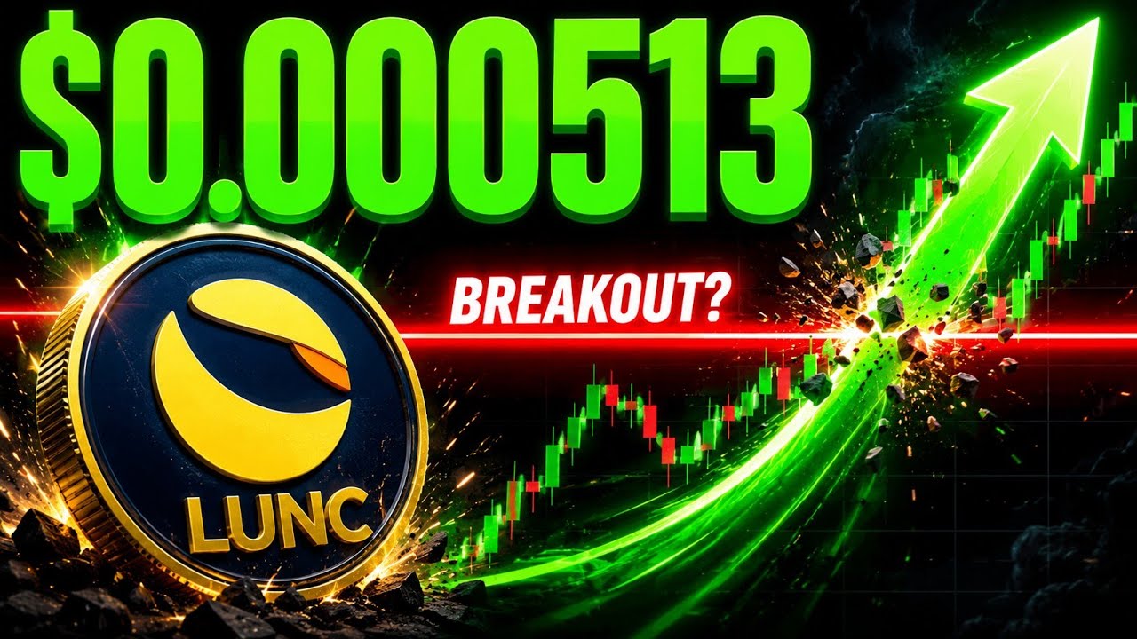 LUNC CRITICAL BREAKOUT... $0.000513 Next? 