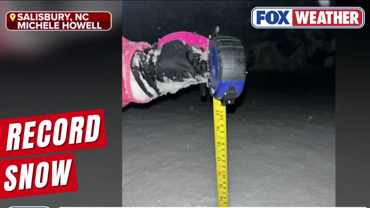 Extreme Cold Lingers As Nor'easter Brings Charlotte Record-Breaking Snow