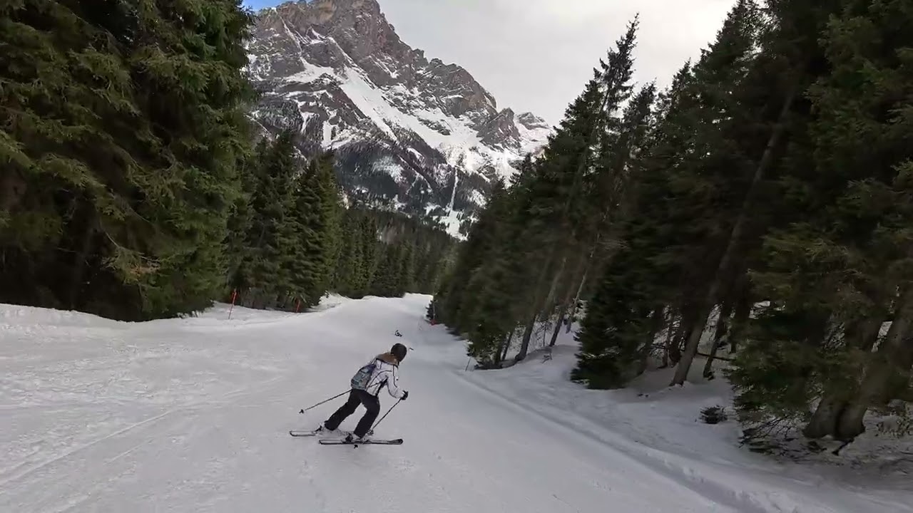 Ski San Martino di Castrozza Tognolo 3 red piste Variant 1-3 blue piste 