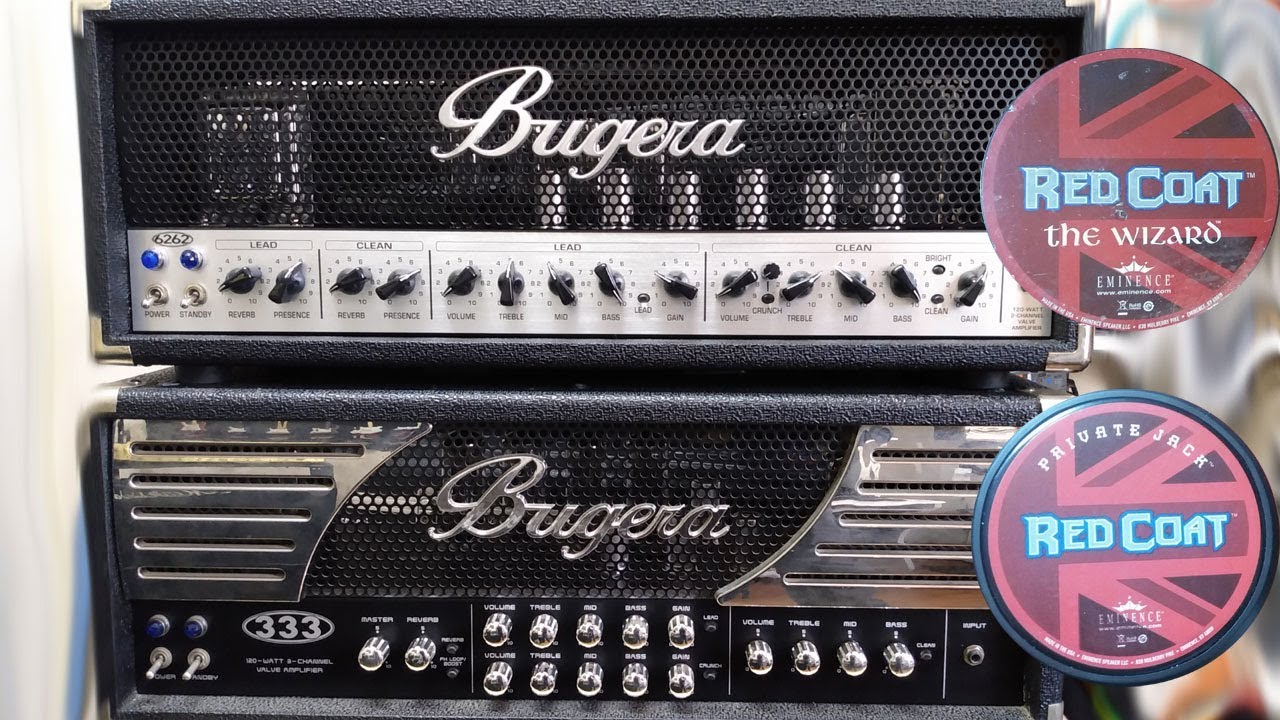 Bugera 333 x 6262 / Eminence - comparação