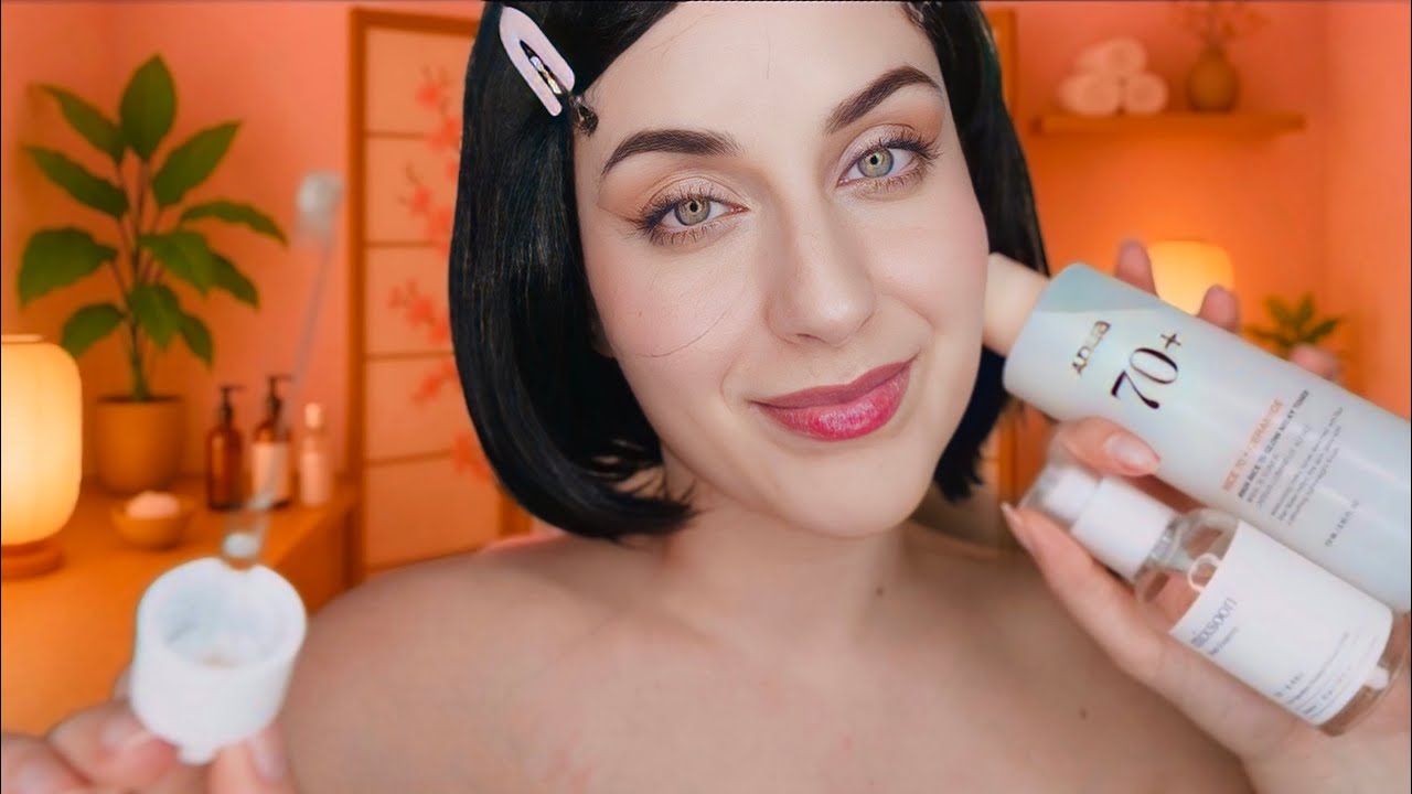 ASMR Deutsch Traumhaftes Korean Facial Spa Roleplay 🧖🏼&zwj;♀️ Layered Sounds, Pampering, Massage