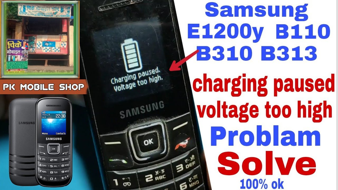 Samsung gt-e1200t Charging Paused For Battery Durability Problum 100% Solved with Proof 2025