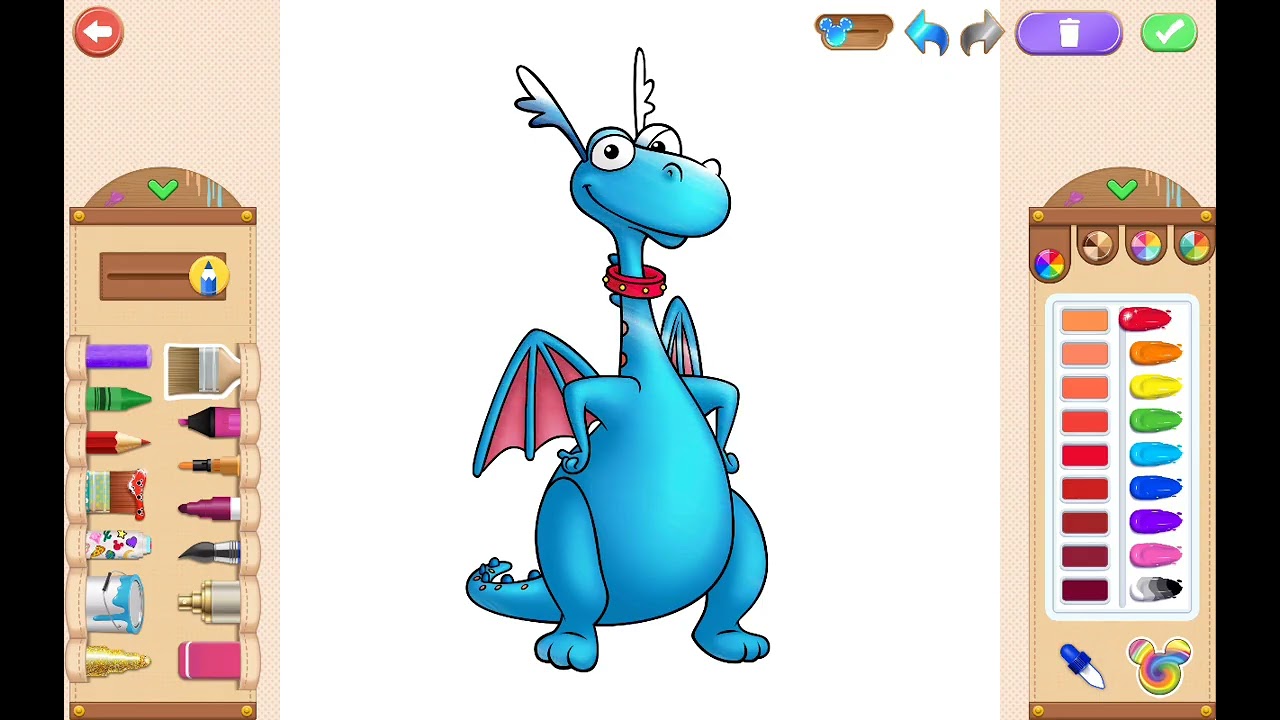Disney coloring world серия 1