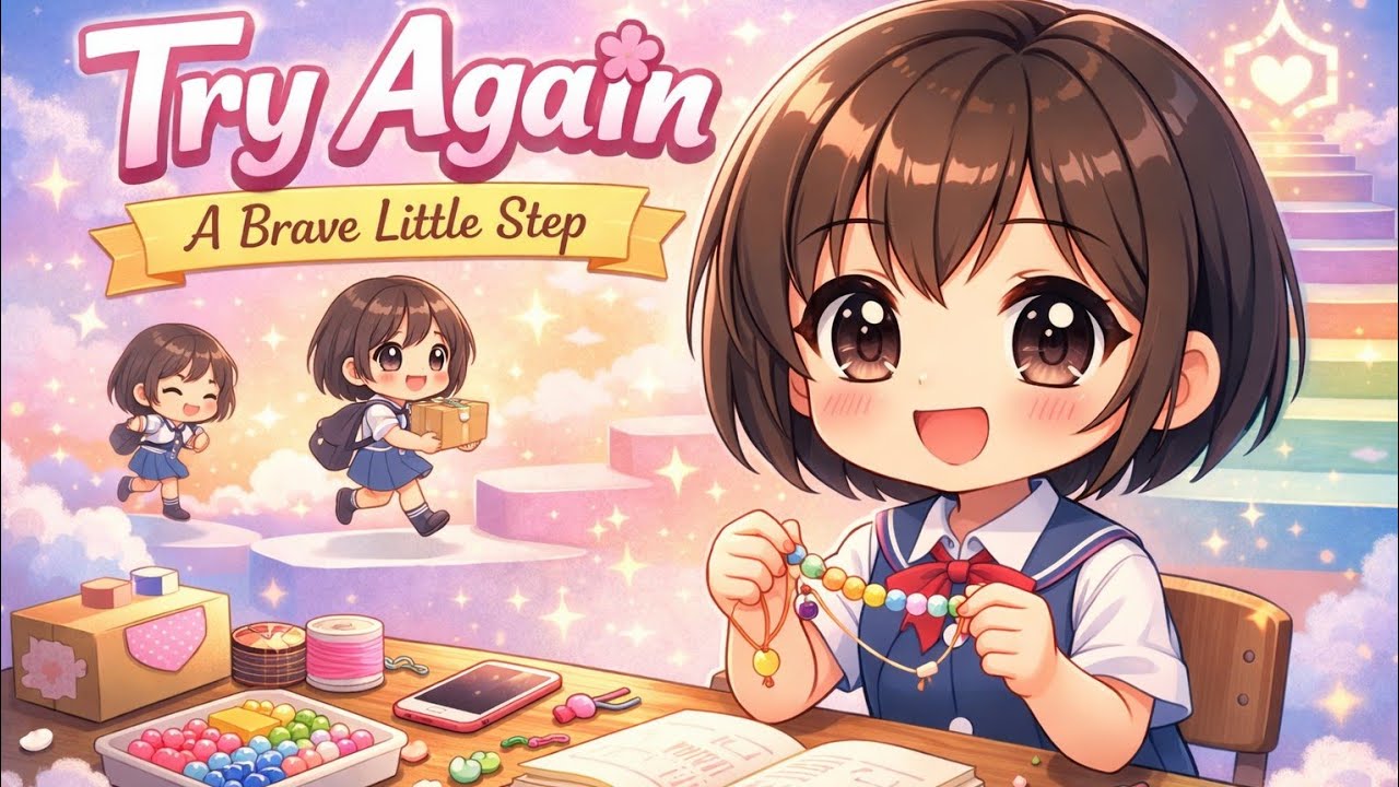 Try Again 🌸 — A Brave Little Step Music Video Chibi Theme Character