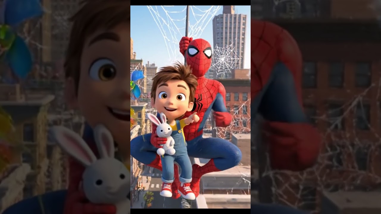 Milo & Buzzley Meet Spiderman! 🕷️✨ A Super Surprise