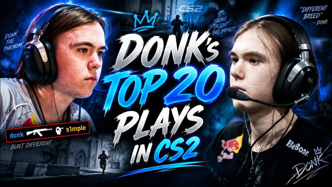 Топ-20 лучших моментов donk в CS2