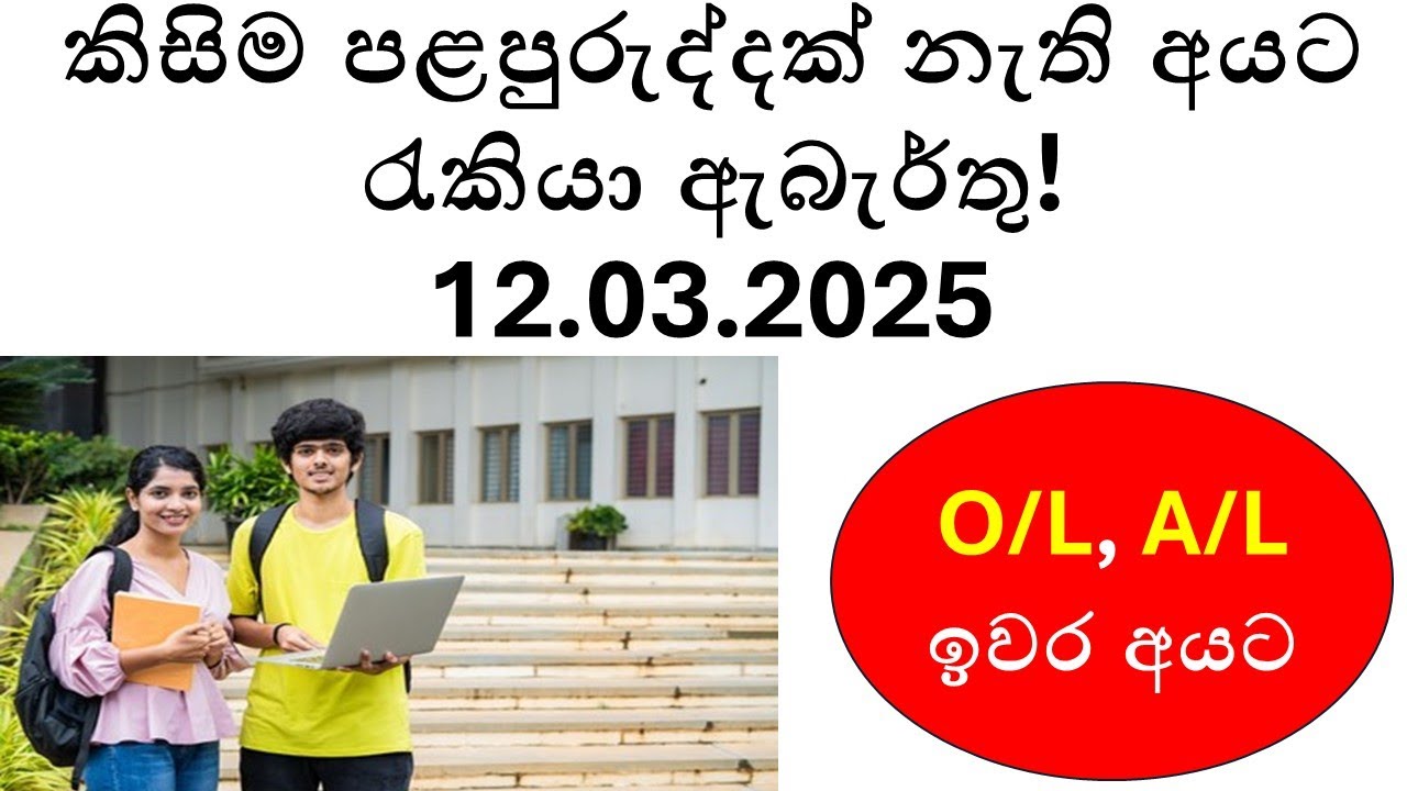 Top Entry-Level Job Opportunities for Sri Lankan School Leavers | No Experience Needed