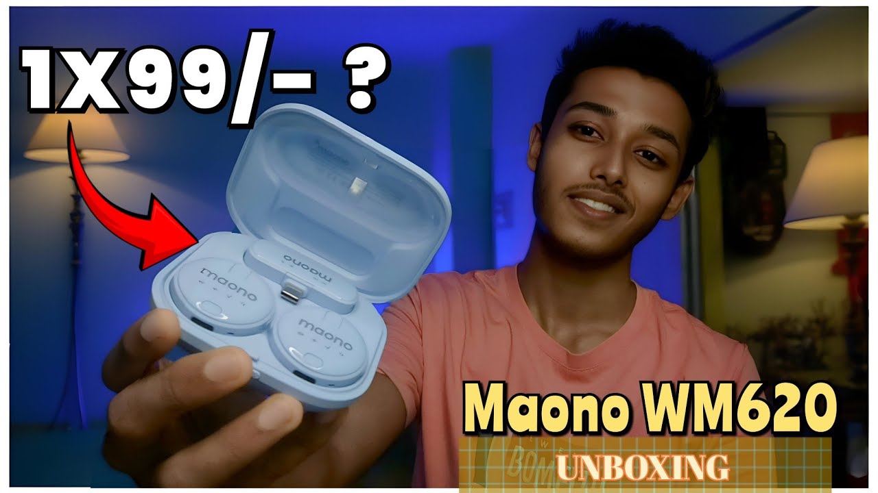 || Let's  UNBOX New Maono WM620 Wireless Microphone || #maono #microphone #review #unboxing #youtube