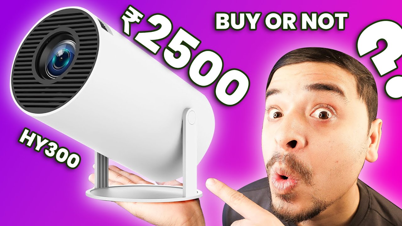 ₹2500 Under Budget Projector 😱 | Best Projector For Home | HY300 Review | Buy or Not ?