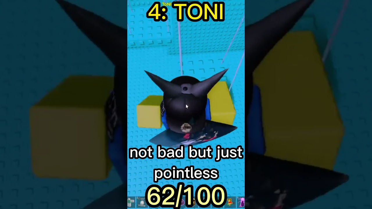 THE 5 WORST TOWERS OF EACH AREA IMO - RING 1 #shorts #roblox #etoh #jtoh