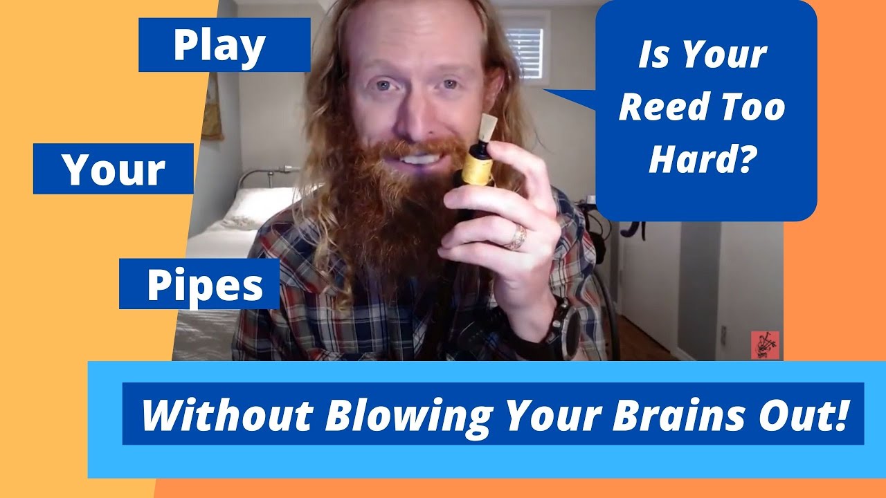 My Number 1 Solution For A Tough Bagpipe Reed! (And What to watch out for)