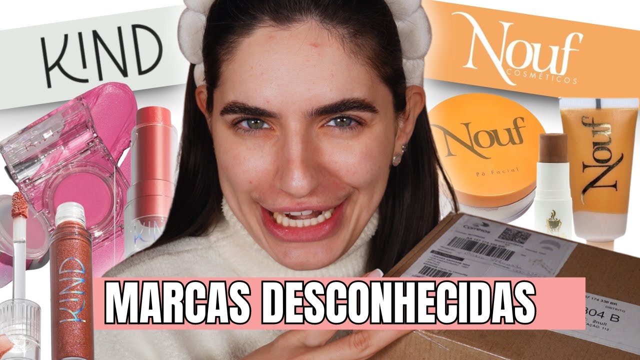 O MELHOR TESTANDO RECEBIDOS - KIND BEAITY E NOUF COSMETICS 👀