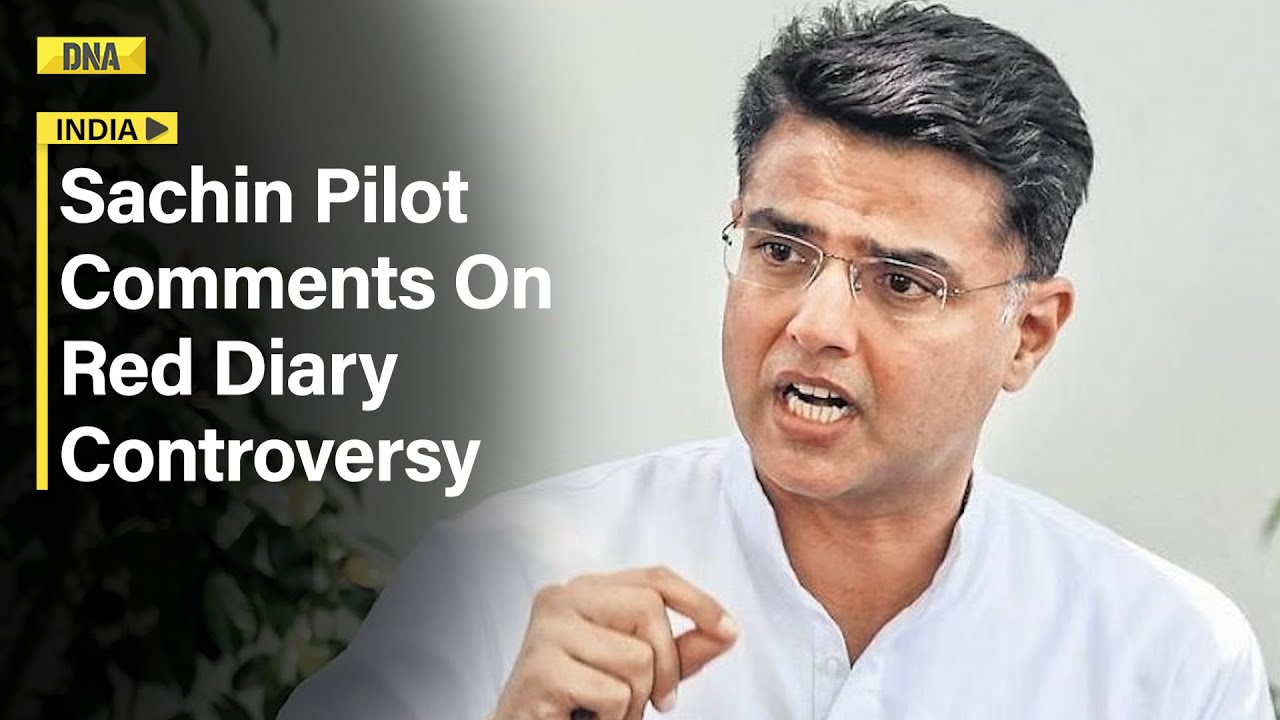 Sachin Pilot Reacts On Red Diary Controversy, Says BJP Has No Issue Left |