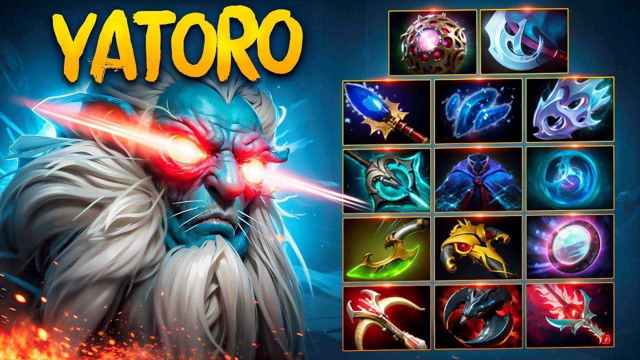 Yatoro и 12 слотов на ЛАНСЕРЕ! Гипер ЛЕЙТ заруба | Phantom Lancer Dota 2