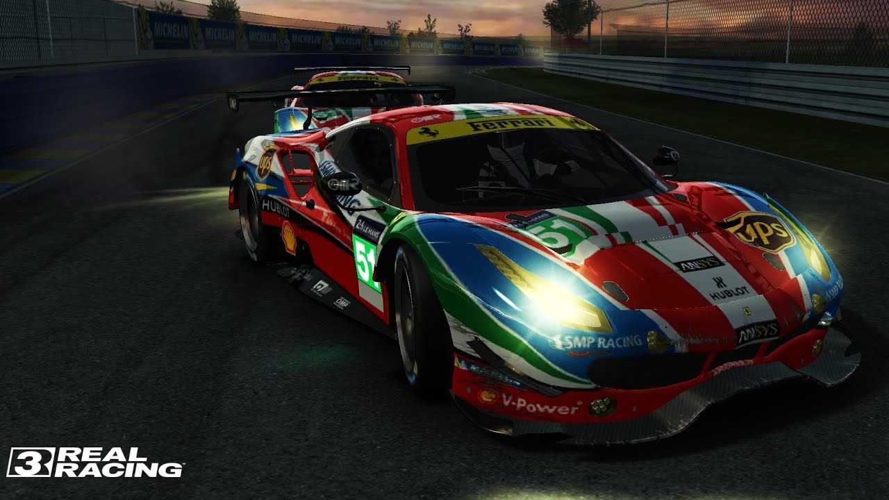FERRARI 488 GTE (2016) | Le MANS Cup race 3 Laps [Morning] | #RealRacing3 #motorsport 