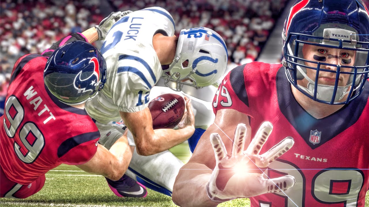 J.J. WATT HARASSING ANDREW LUCK! Madden 16 Career Mode Gameplay Ep. 9