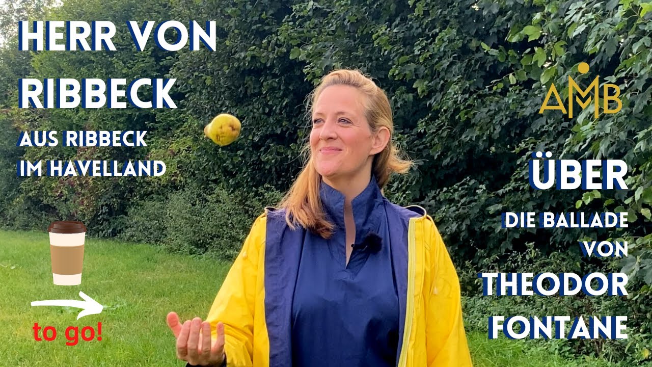 Anna Magdalena Bössen über Gedicht Ballade HERR VON RIBBECK (to go) von FONTANE