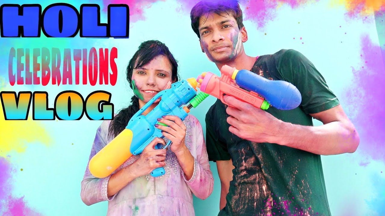 HAMNE HOLI AISE CELEBRATE KI#HOLI VLOG 2021