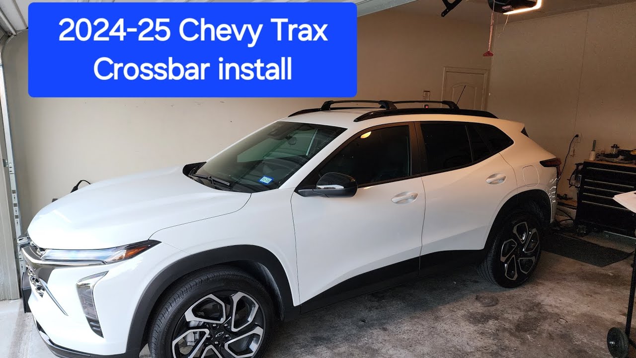 Установка поперечин/рейлингов на крышу для Chevrolet Trax 2024 года.