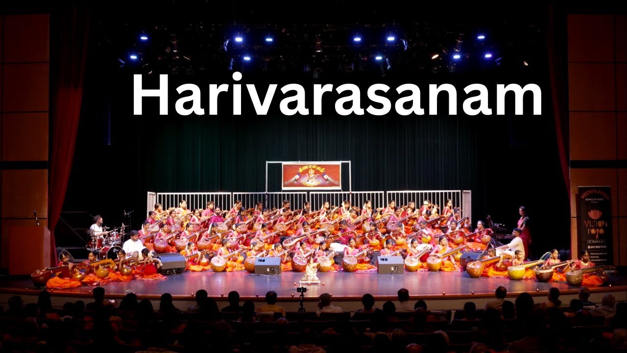 Harivarasanam -Veena Varshini 60 Veena ensemble- Veenalayam School of Music, Canada