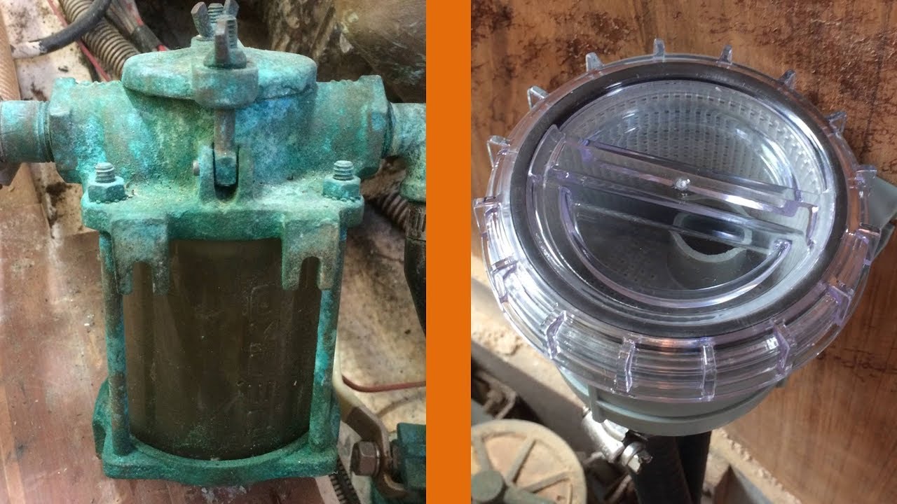 Replacing the Engine Raw Water Strainer - Ep. 11 - Sailing Moxie