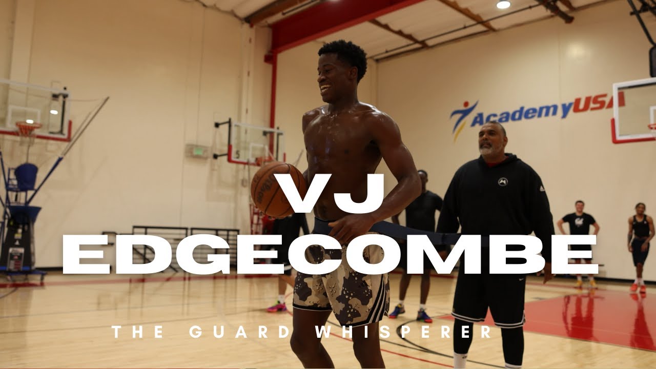 VJ Edgecombe Draft Prep w/ NBA Trainer Olin Simplis | The Guard Whisperer at Work