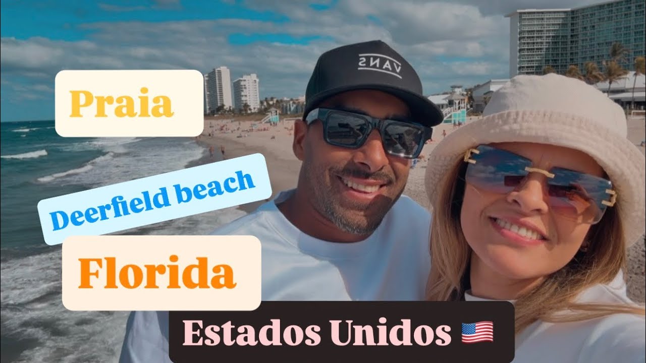🌊✨ Deerfiel Beach – Um paraíso na Flórida!Hoje nos estamos em Deerfield Beach! 
