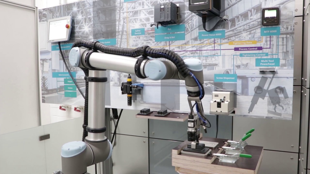 drag&bot - Schraubapplikation mit Atlas Copco Schrauber