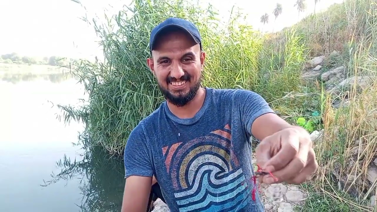 صيد السمك معه الاصدقاء في نهر دجلة بغداد 